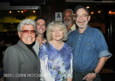 From left, Jim Steranko, Bill Sienkiewivz, Jackie Estrada, Steve Leialoha, and Walt Simonson.