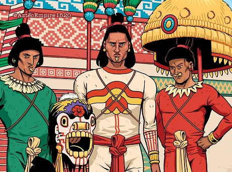 Aztec Empire graphic novel series by San Diego Comic Fest guest Paul Guinan