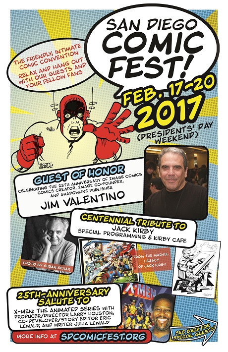 San Diego Comic Fest Flyer for Comic-Con