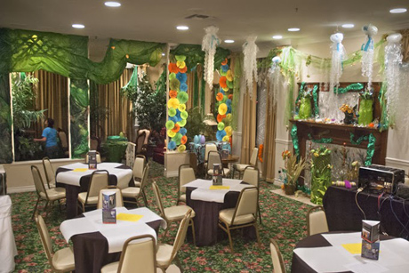 Interior of one corner of the Draco Tavern at San Diego Comic Fest 2013.