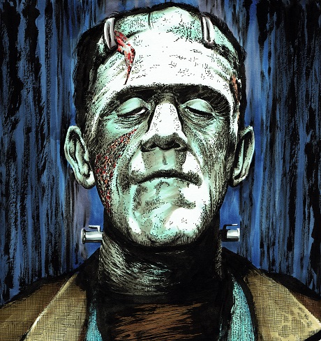 Frankenstein's Monster by San Diego Comic Fest Guest Hiroshi Kanatani