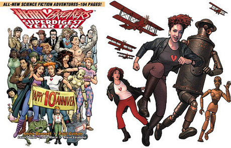 Heartbreakers comics by San Diego Comic Fest guests Anina Bennett and Paul Guinan