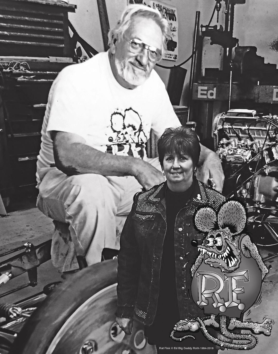 San Diego Comic Fest 2020 guest Trixie Roth wife of the late Ed Big Daddy Roth of Rat Fink fame