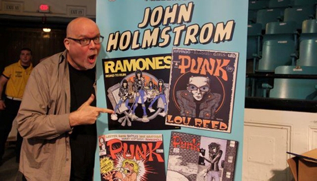 John Holmstrom at his first comic convention: Asbury Park Comicon 2013