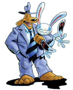 Sam and Max by San Diego Comic Fest 2018 guest Steve Purcell