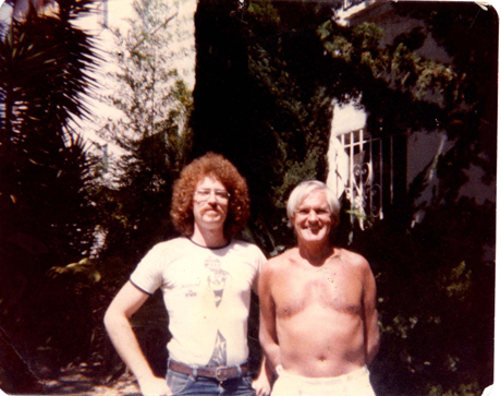 Pete Von Sholly with Timothy Leary in 1978.