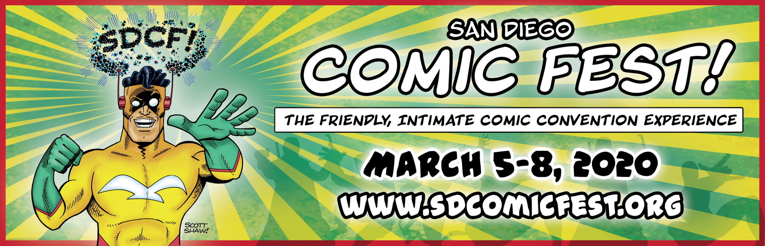San Diego Comic Fest 2020 Banner